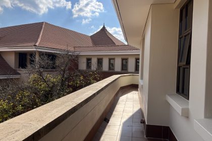 Balcony at the Carisbrook office building